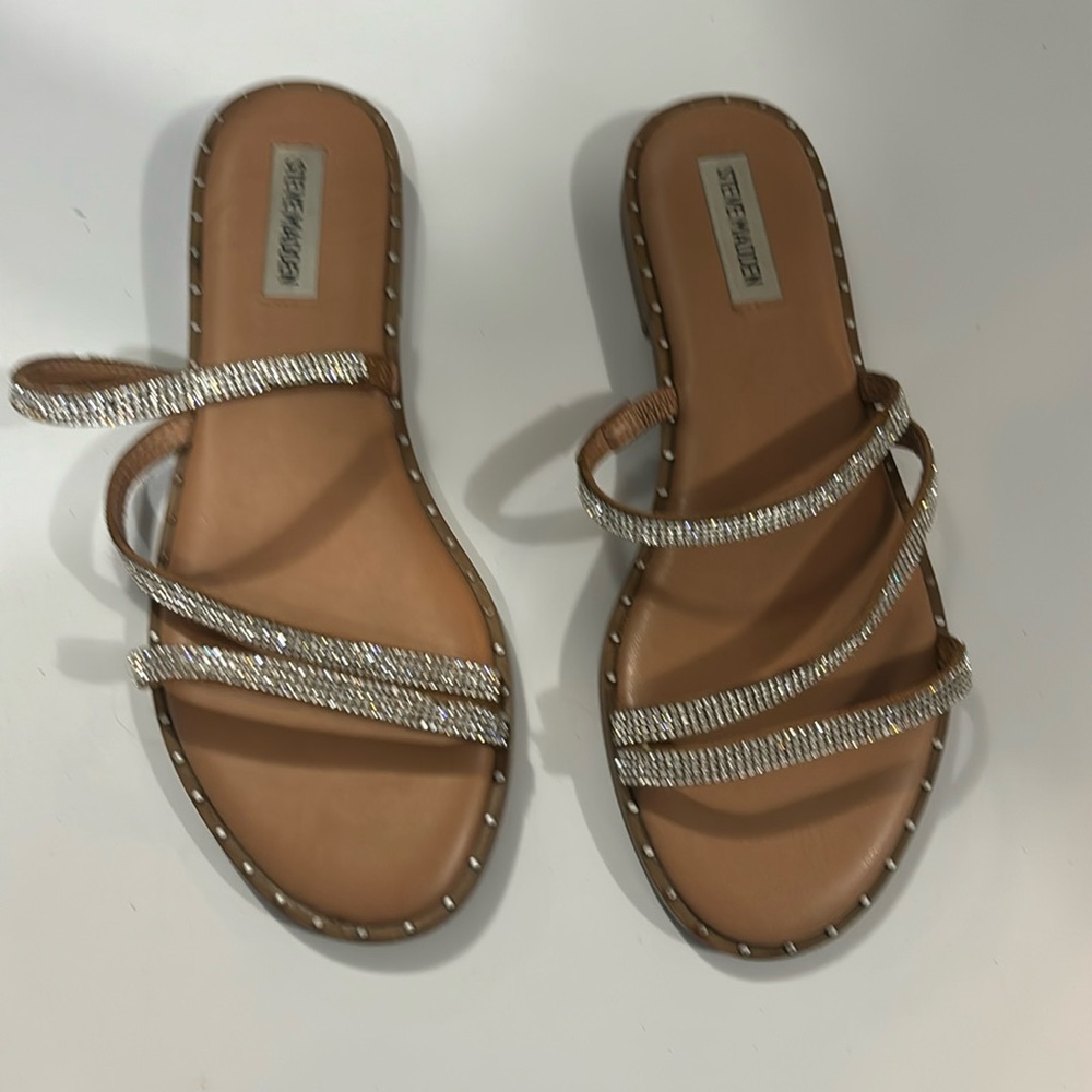 Ladies Steve Madden sandals with bling